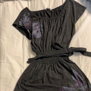 Flower gray/purple Candies top